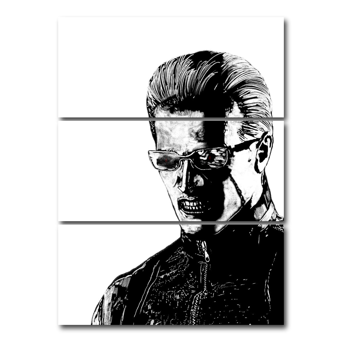 AUTO-MOCKUP WHITE | Wesker | 3 Piece | Gallery Wrap Canvas | group=8x18_stacked