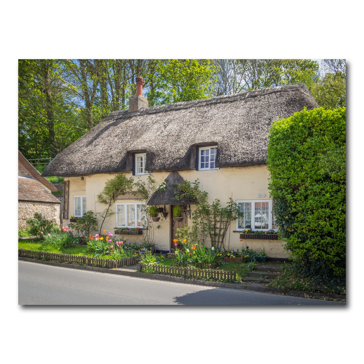 AUTO-MOCKUP WHITE | West Lulworth Cottage | 1 Piece | Gallery Wrap Canvas | group=4x3