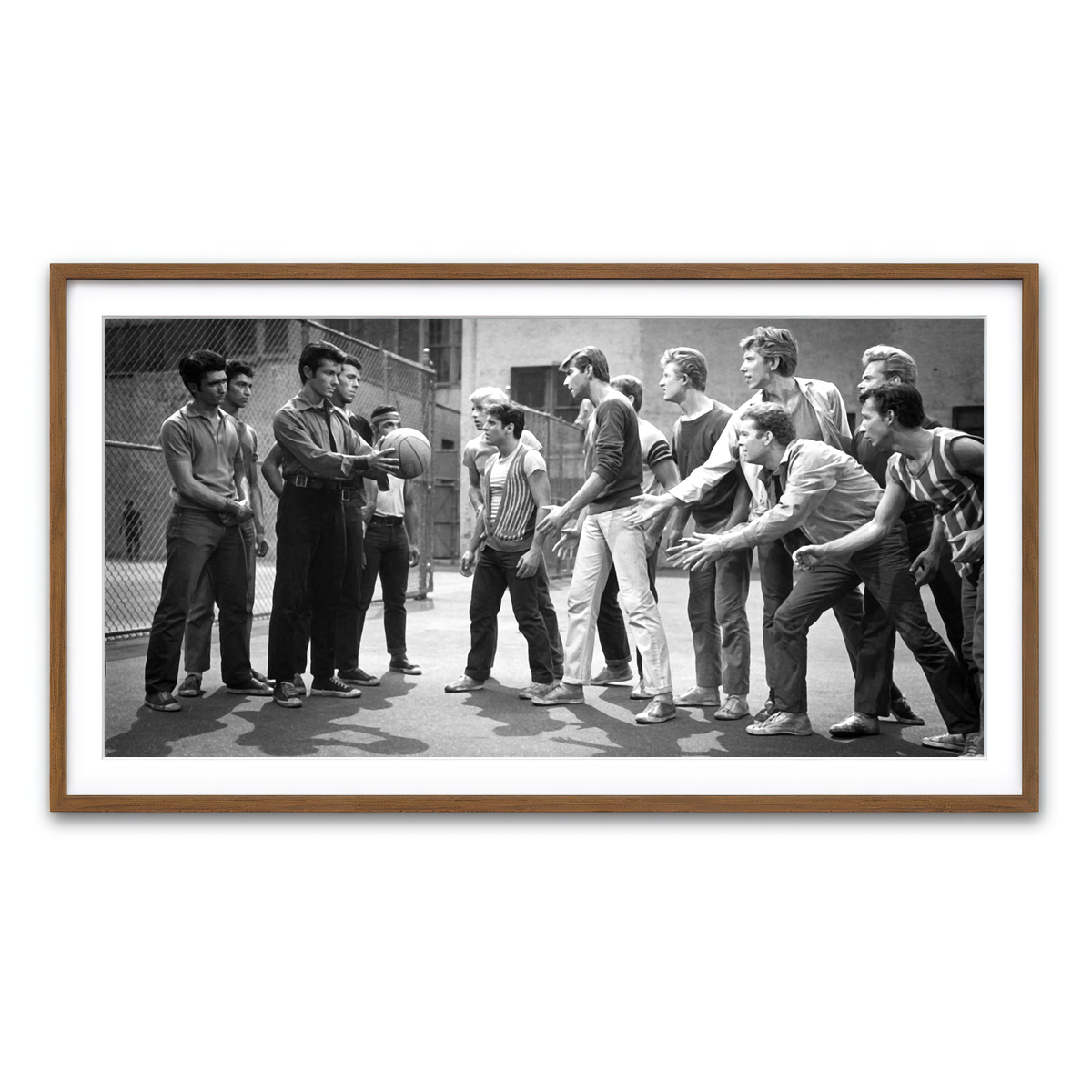 Framed Print 2x1 Walnut