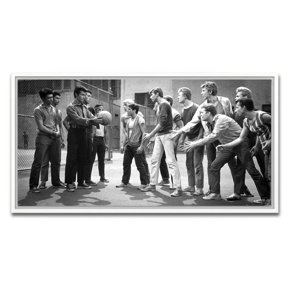 AUTO-MOCKUP WHITE | West Side Story | 1 Piece | White Framed Canvas | group=2x1
