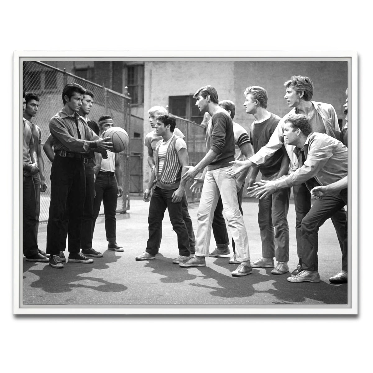 AUTO-MOCKUP WHITE | West Side Story | 1 Piece | White Framed Canvas | group=4x3
