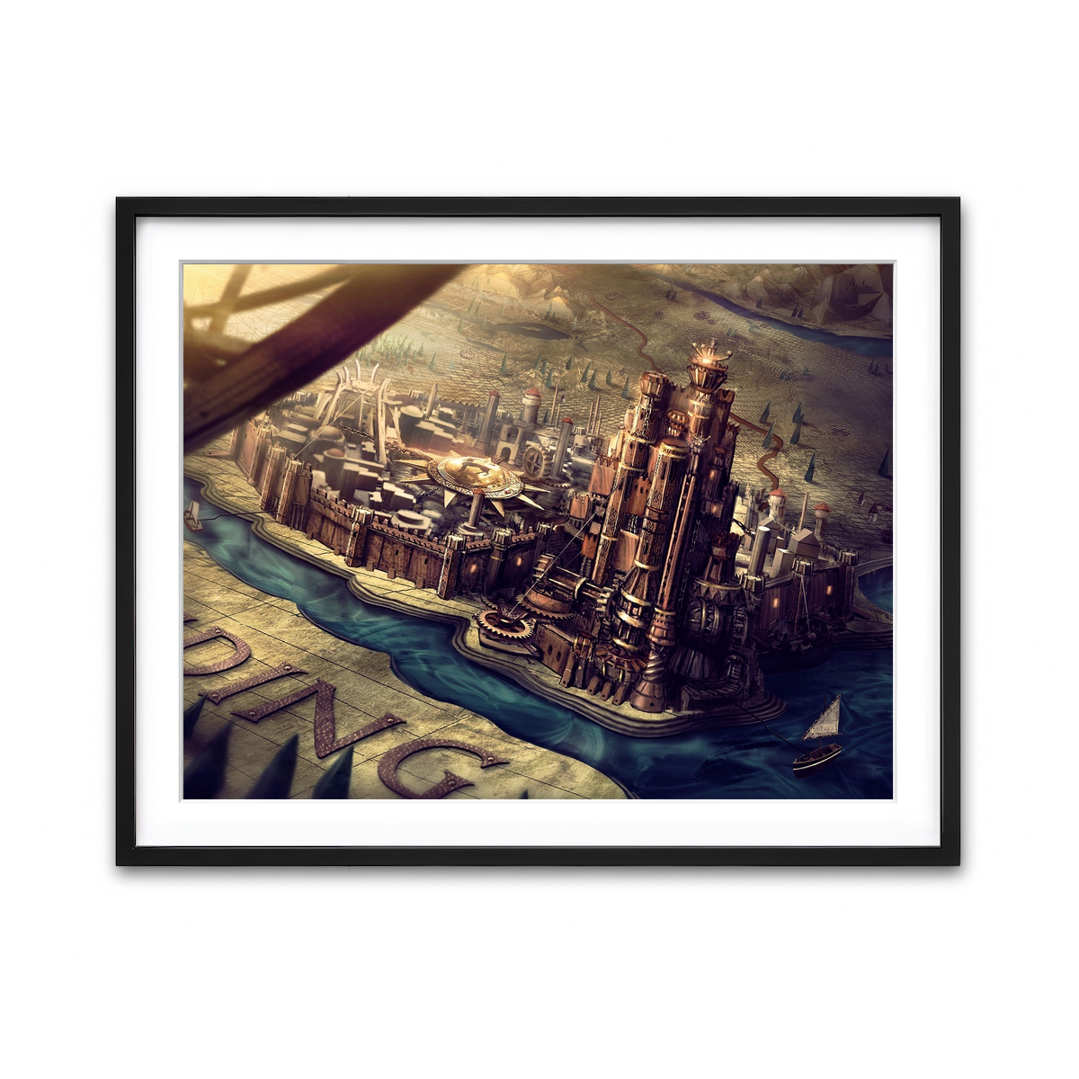 Framed Print 4x3 Black