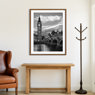 AUTO-MOCKUP ROOM | Westminster Bridge - Evening Wall Art