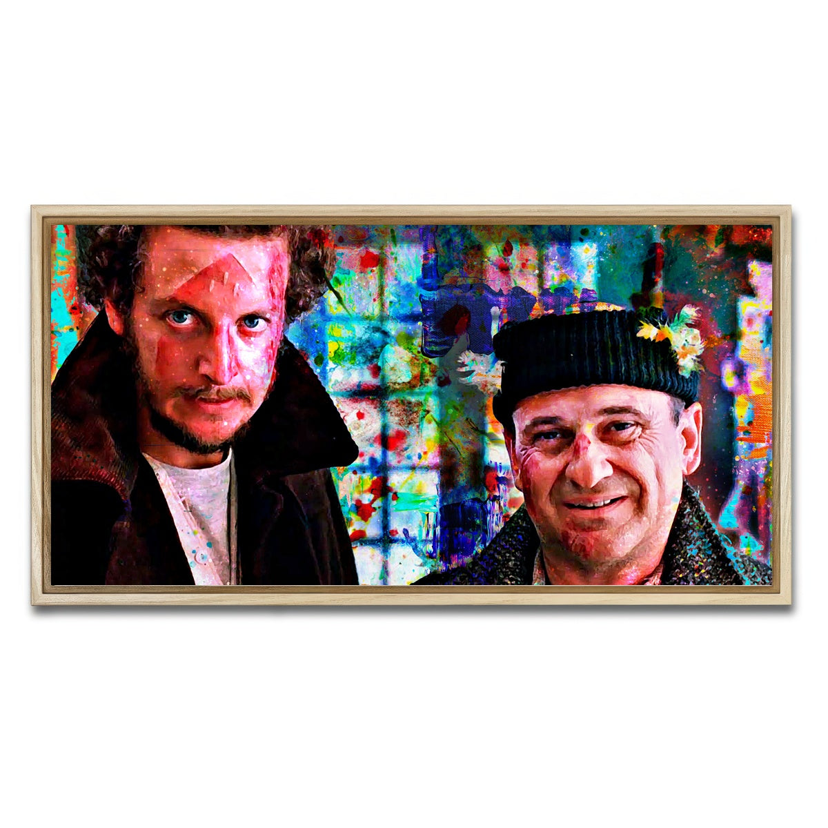 AUTO-MOCKUP WHITE | Wet Bandits | 1 Piece | Natural Framed Canvas | group=2x1