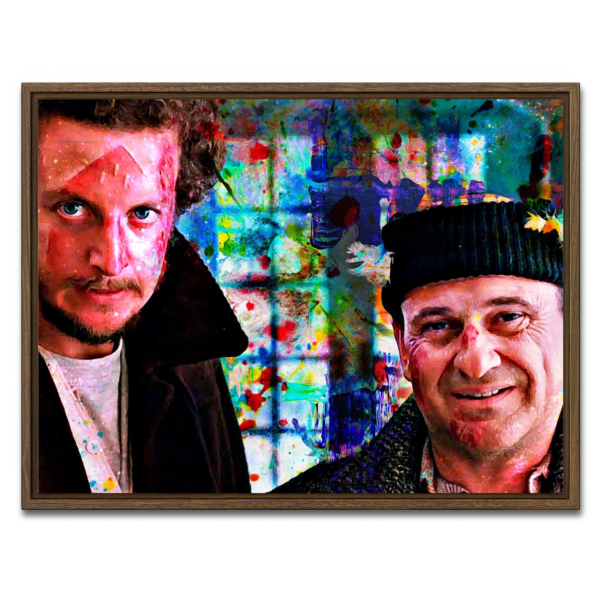 AUTO-MOCKUP WHITE | Wet Bandits | 1 Piece | Walnut Framed Canvas | group=4x3
