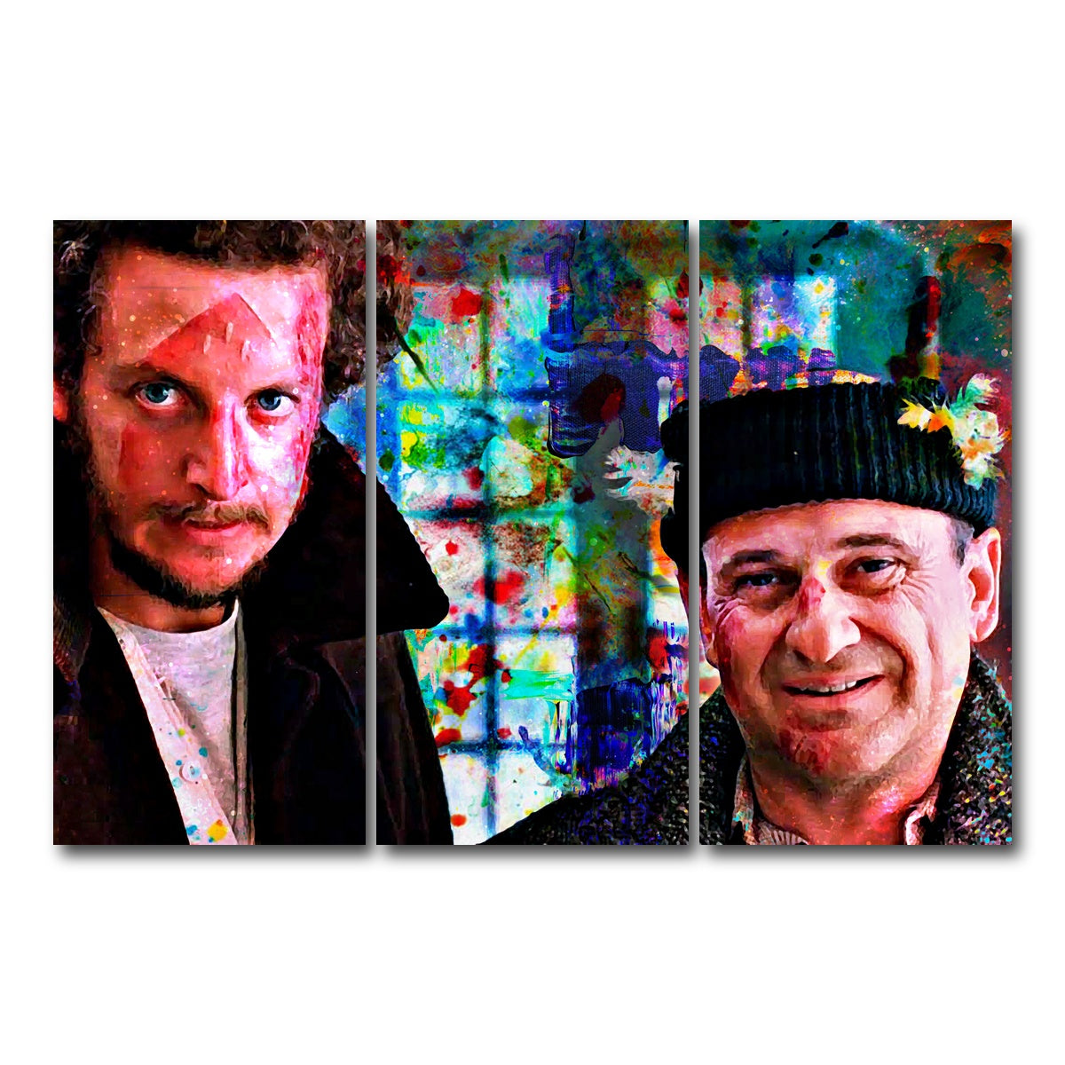 AUTO-MOCKUP WHITE | Wet Bandits | 3 Piece | Gallery Wrap Canvas | group=12x24