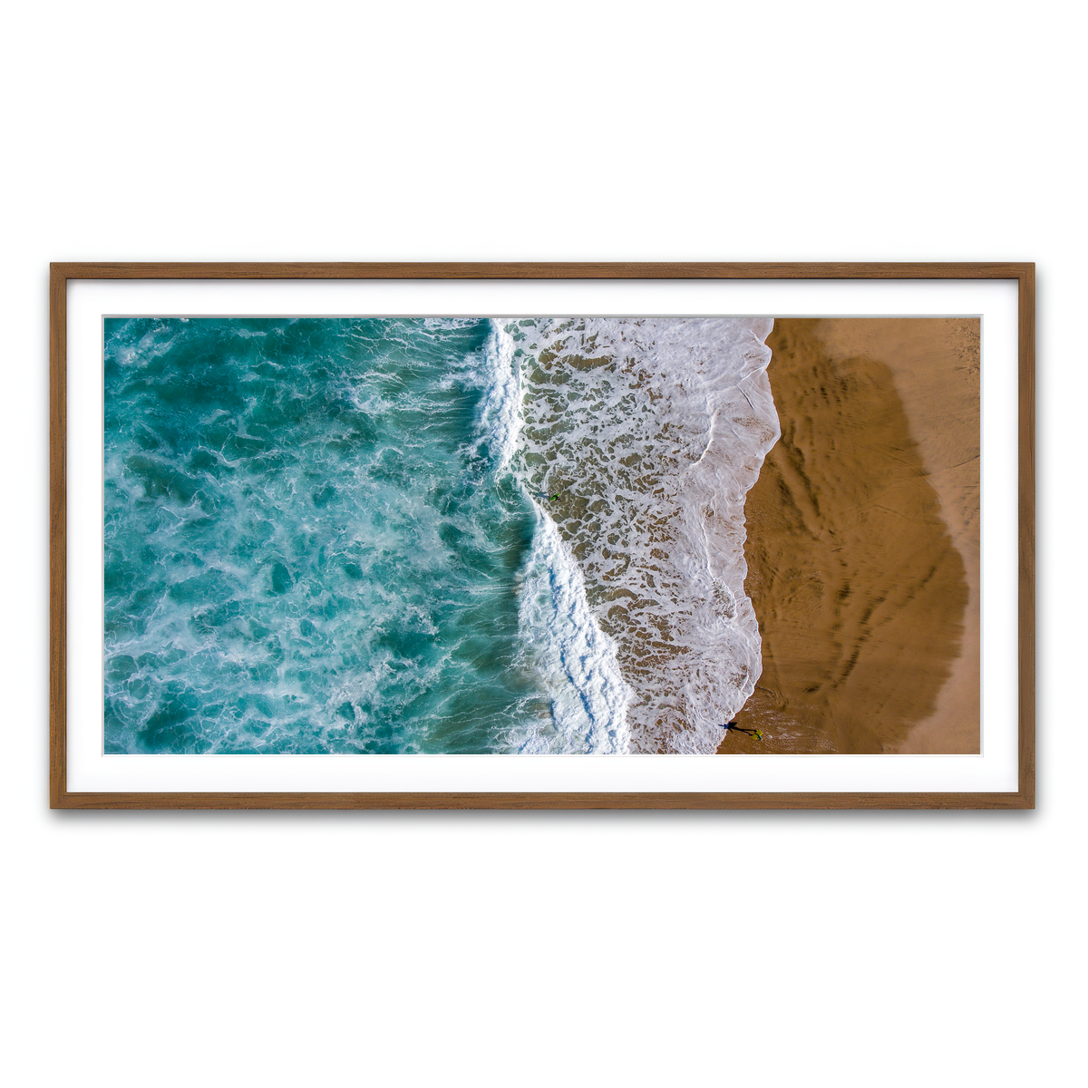Framed Print 2x1 Walnut
