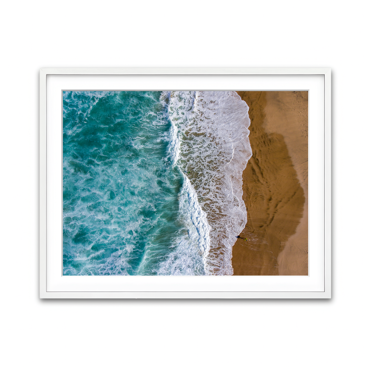Framed Print 4x3 White