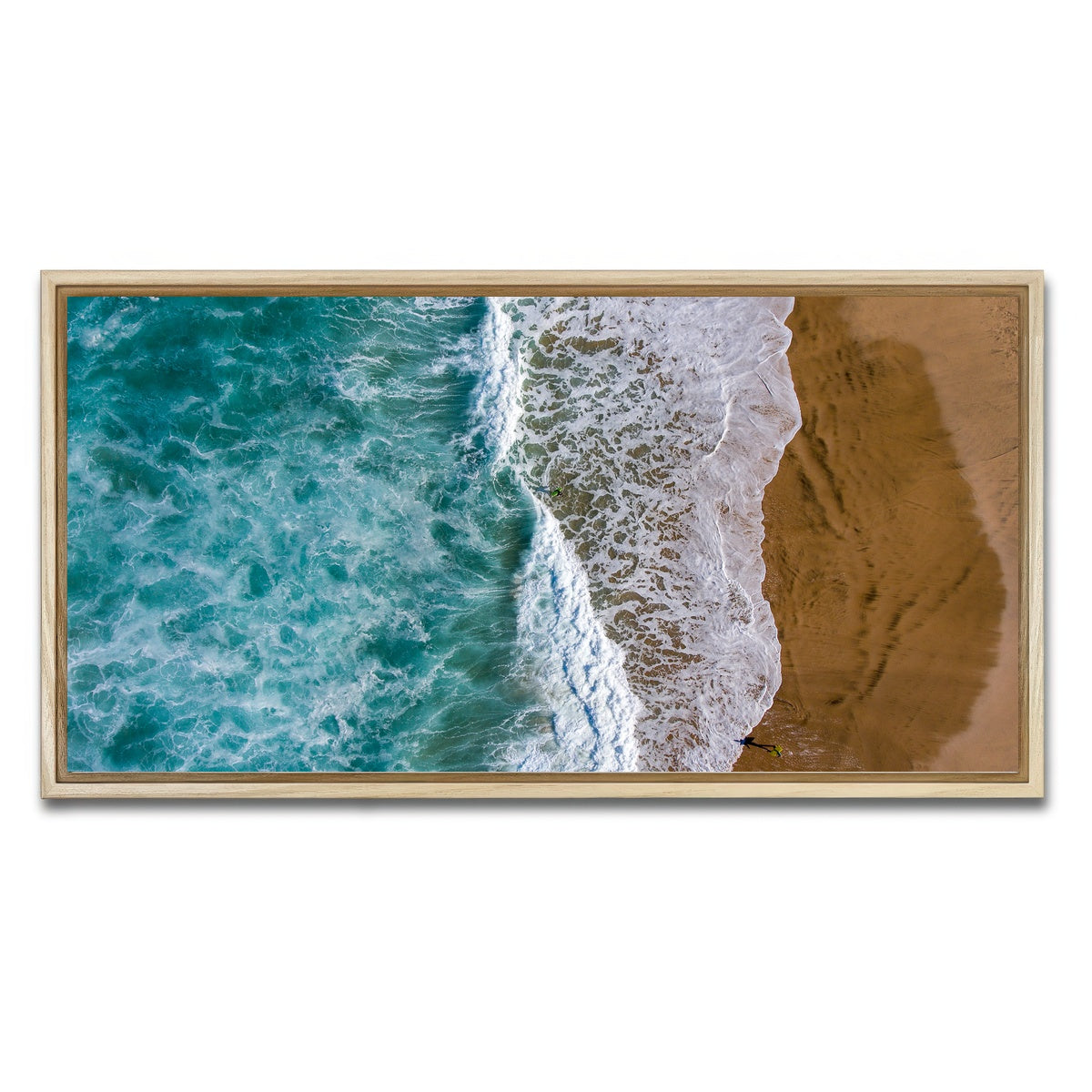 AUTO-MOCKUP WHITE | Wet Sand | 1 Piece | Natural Framed Canvas | group=2x1