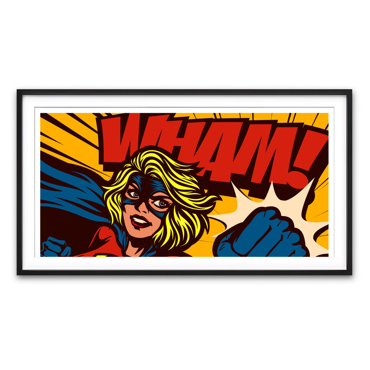 Framed Print 2x1 Black