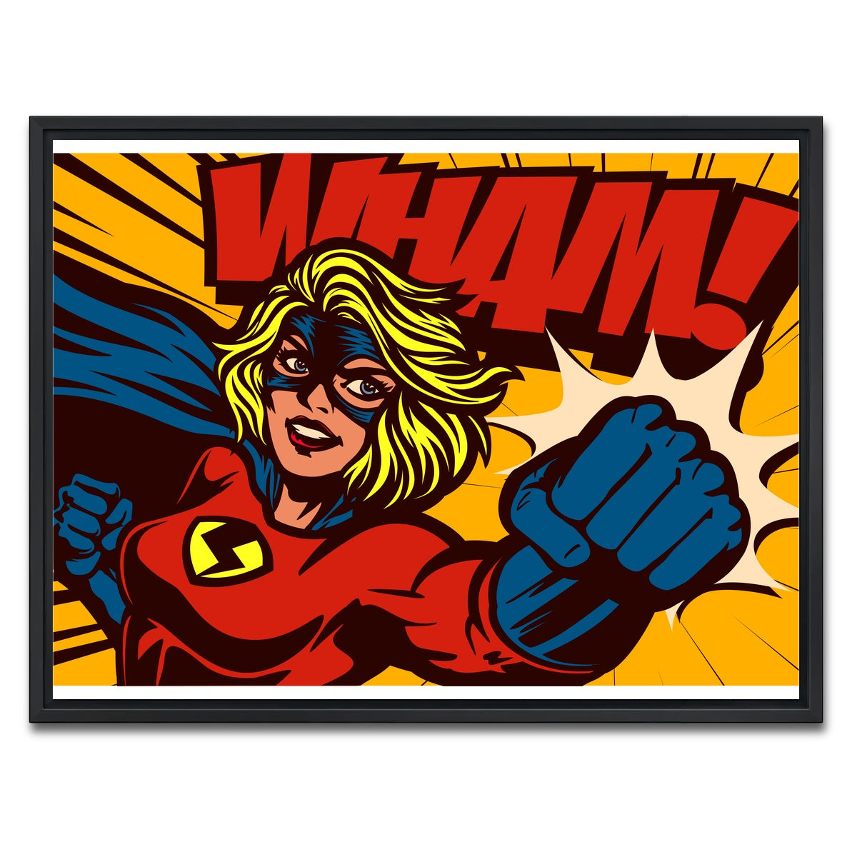 AUTO-MOCKUP WHITE | Wham | 1 Piece | Black Framed Canvas | group=4x3