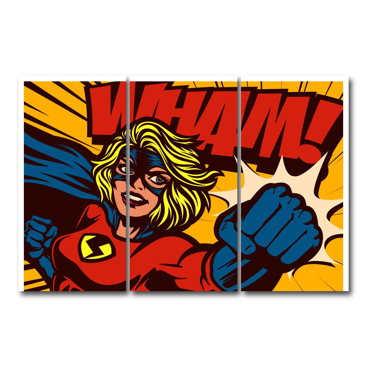 AUTO-MOCKUP WHITE | Wham | 3 Piece | Gallery Wrap Canvas | group=12x24