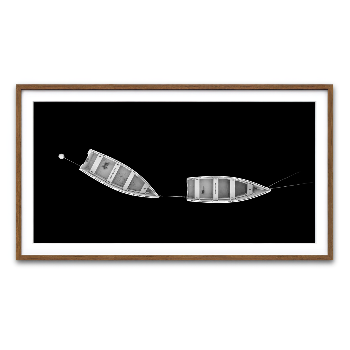 Framed Print 2x1 Walnut