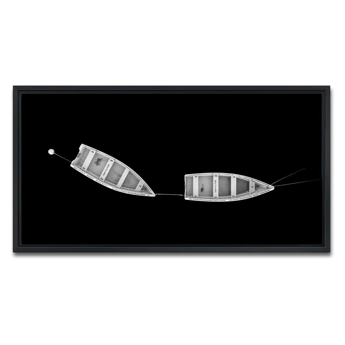 AUTO-MOCKUP WHITE | What Carries Us is Each Other | 1 Piece | Black Framed Canvas | group=2x1