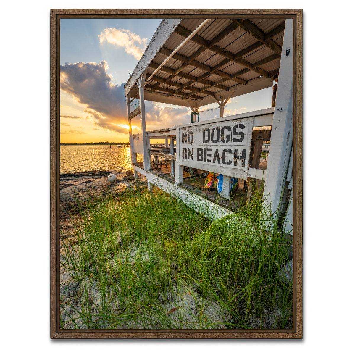 AUTO-MOCKUP WHITE | What Sign? | 1 Piece | Walnut Framed Canvas | group=3x4