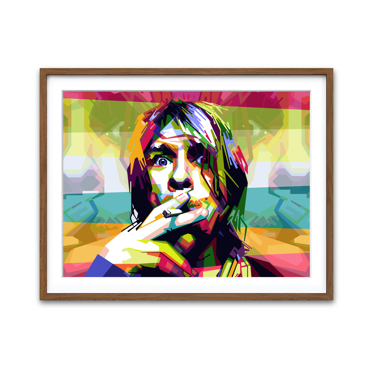 Framed Print 4x3 Walnut