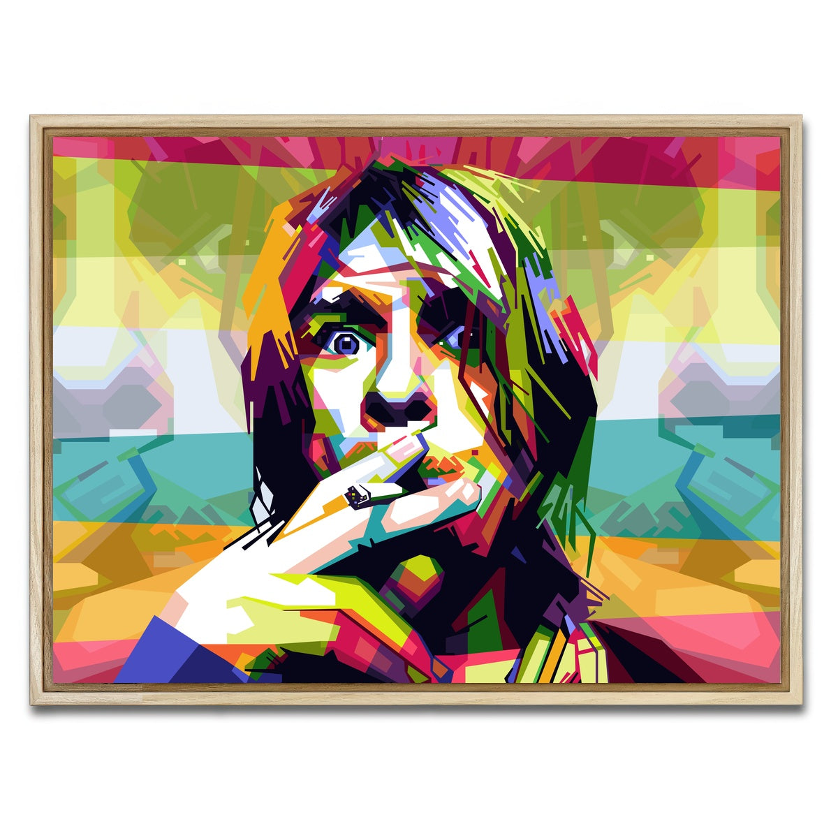 AUTO-MOCKUP WHITE | Whatever Nevermind | 1 Piece | Natural Framed Canvas | group=4x3