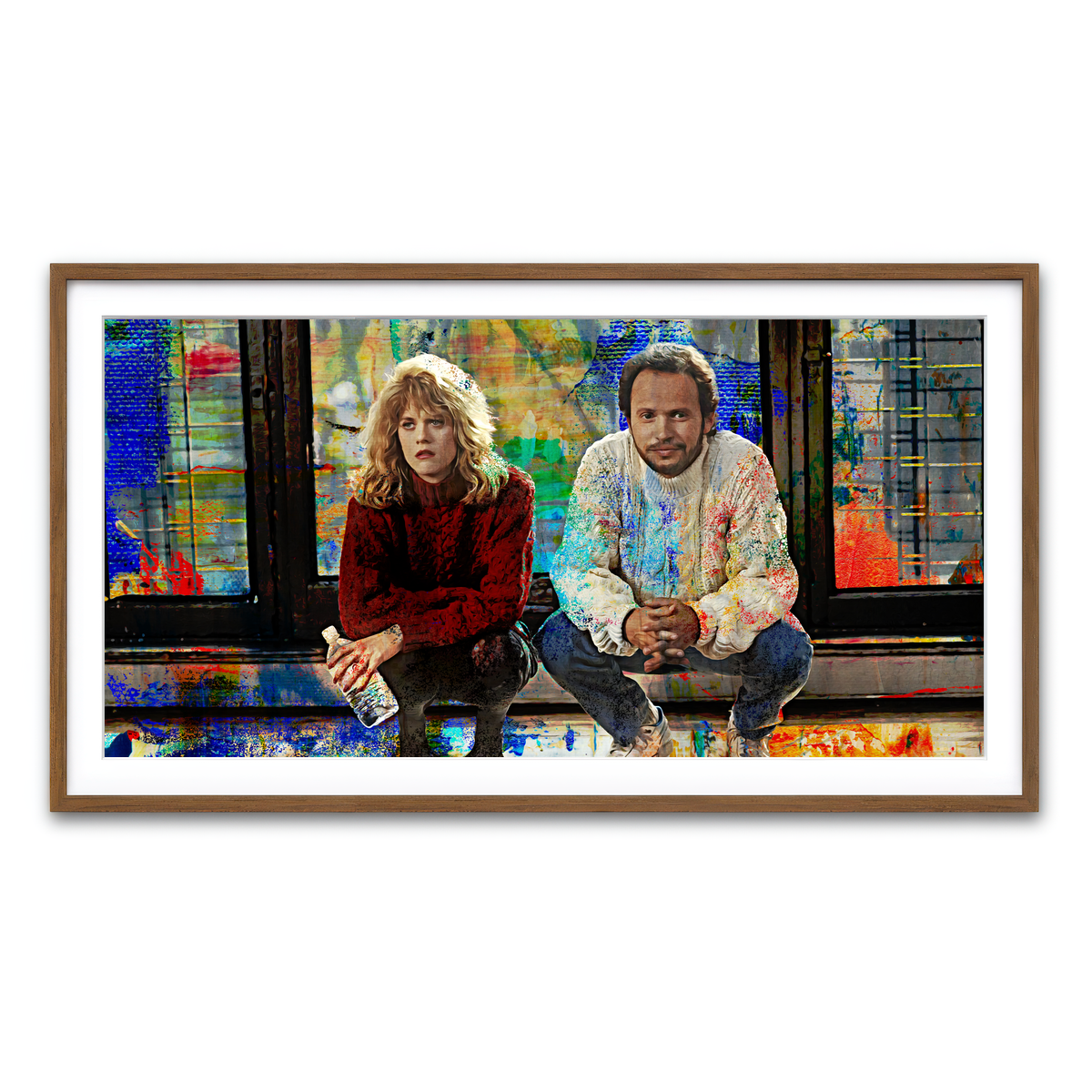 Framed Print 2x1 Walnut