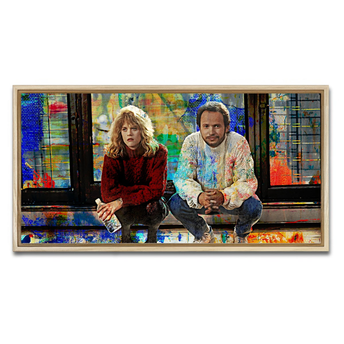 AUTO-MOCKUP WHITE | When Harry Met Sally | 1 Piece | Natural Framed Canvas | group=2x1