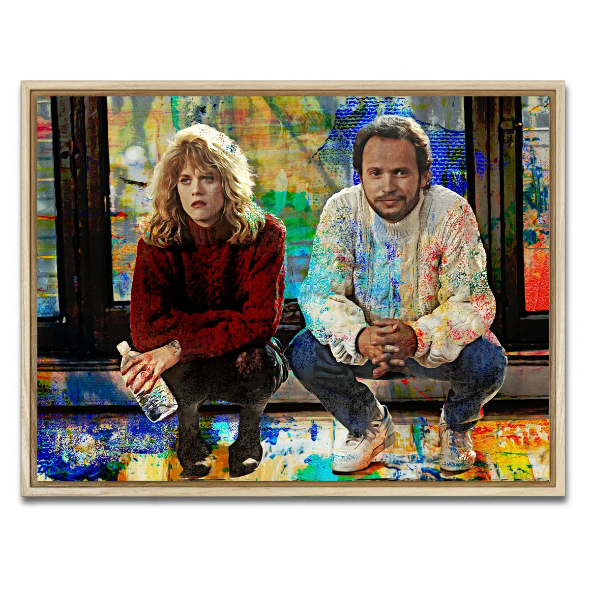 AUTO-MOCKUP WHITE | When Harry Met Sally | 1 Piece | Natural Framed Canvas | group=4x3