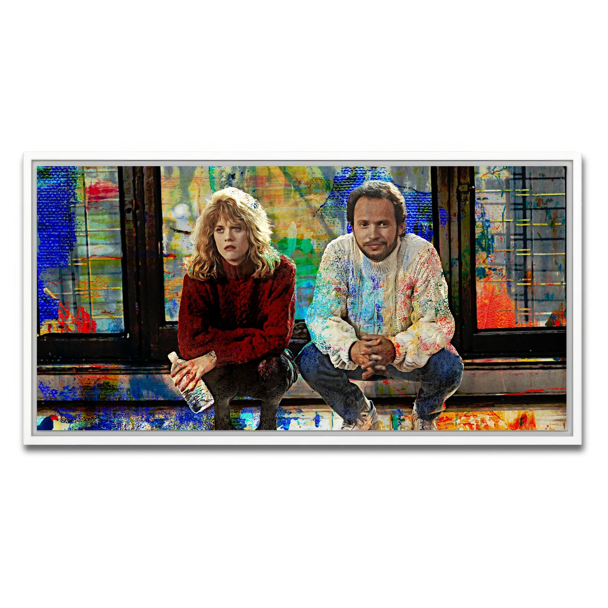 AUTO-MOCKUP WHITE | When Harry Met Sally | 1 Piece | White Framed Canvas | group=2x1