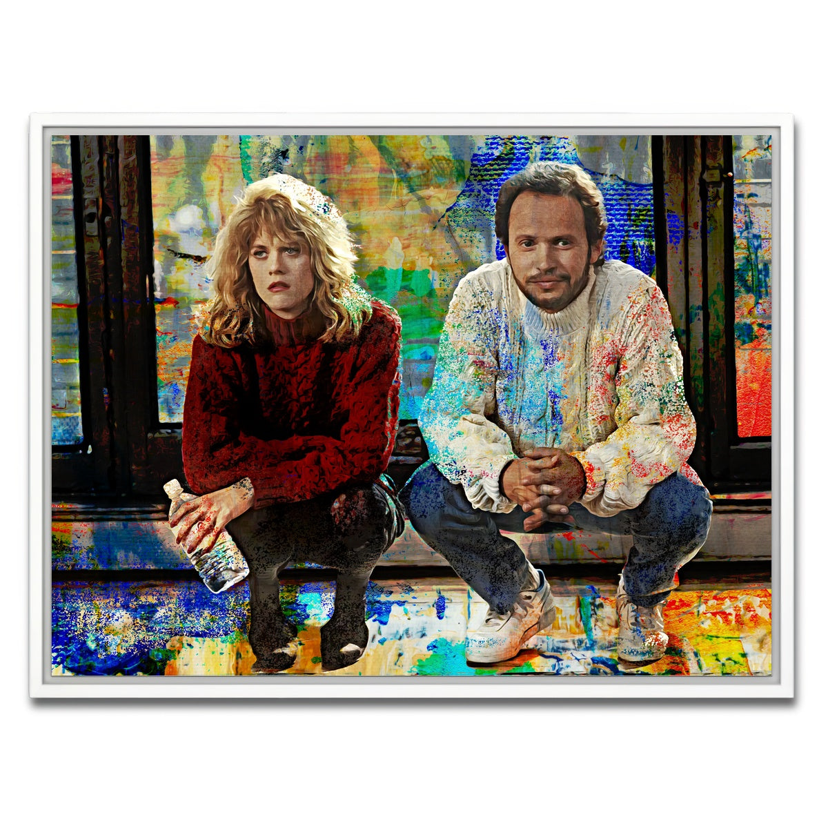 AUTO-MOCKUP WHITE | When Harry Met Sally | 1 Piece | White Framed Canvas | group=4x3