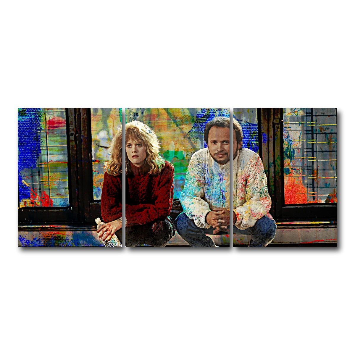 AUTO-MOCKUP WHITE | When Harry Met Sally | 3 Piece | Gallery Wrap Canvas | group=18x24