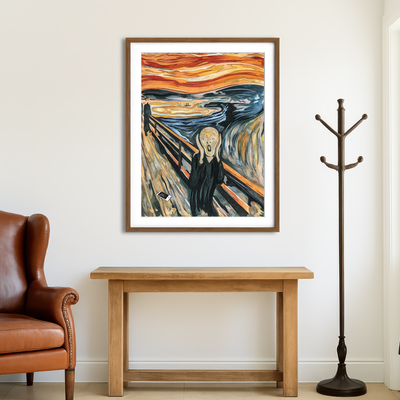 AUTO-MOCKUP ROOM | When In Doubt - Scream Wall Art