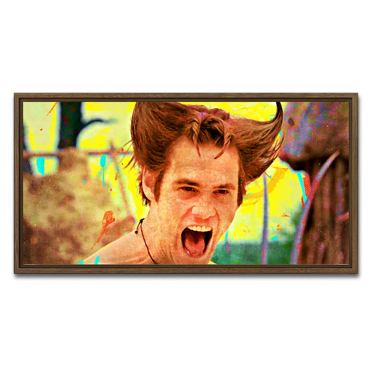 AUTO-MOCKUP WHITE | When Nature Calls | 1 Piece | Walnut Framed Canvas | group=2x1