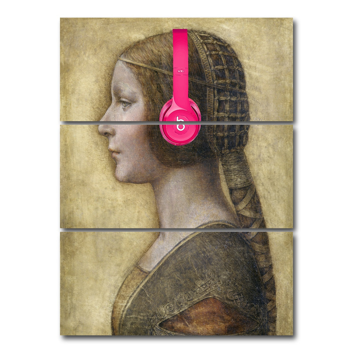 AUTO-MOCKUP WHITE | When in doubt chill out | 3 Piece | Gallery Wrap Canvas | group=8x18_stacked