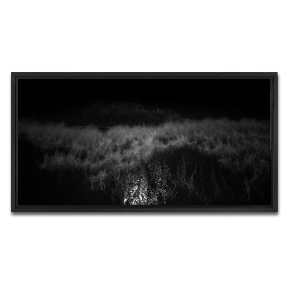 AUTO-MOCKUP WHITE | When the Night Listens | 1 Piece | Black Framed Canvas | group=2x1