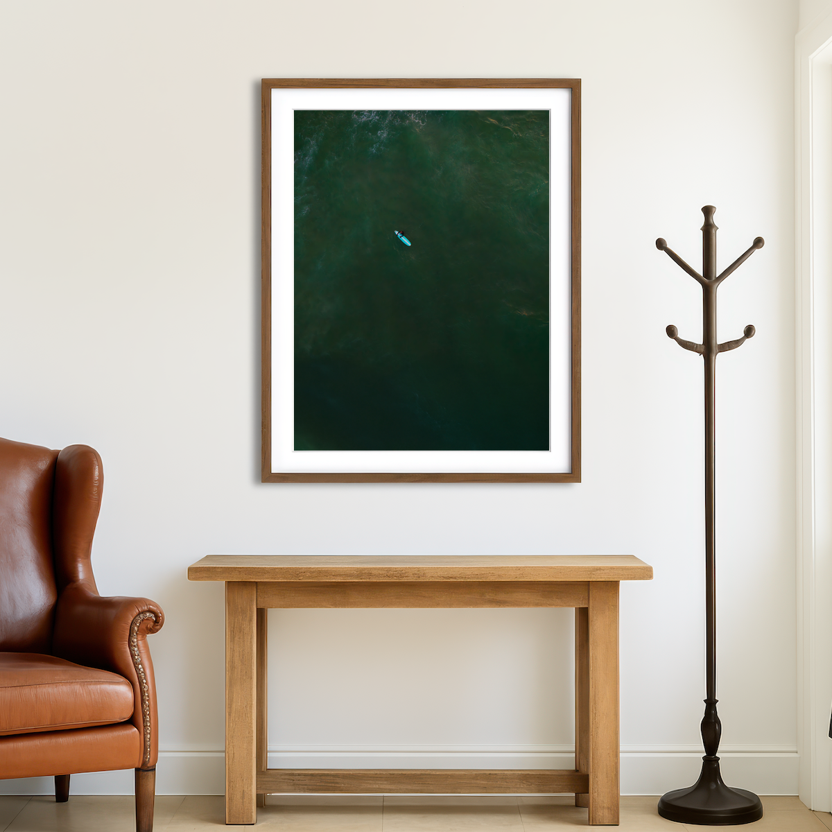AUTO-MOCKUP ROOM | When the Ocean Asks Again Wall Art
