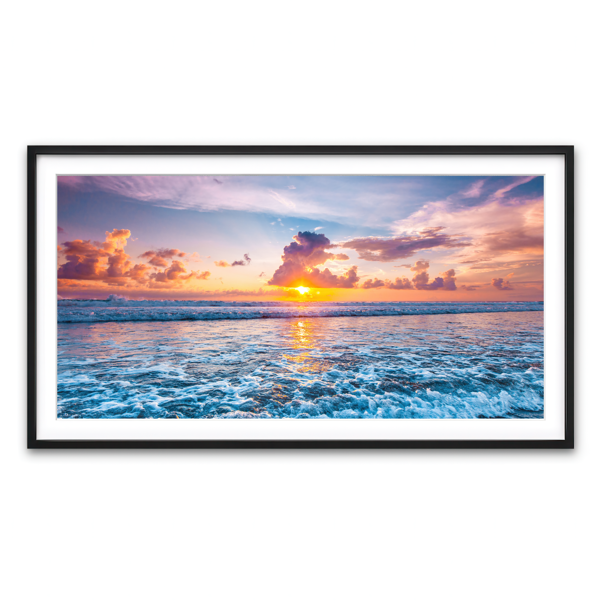 Framed Print 2x1 Black