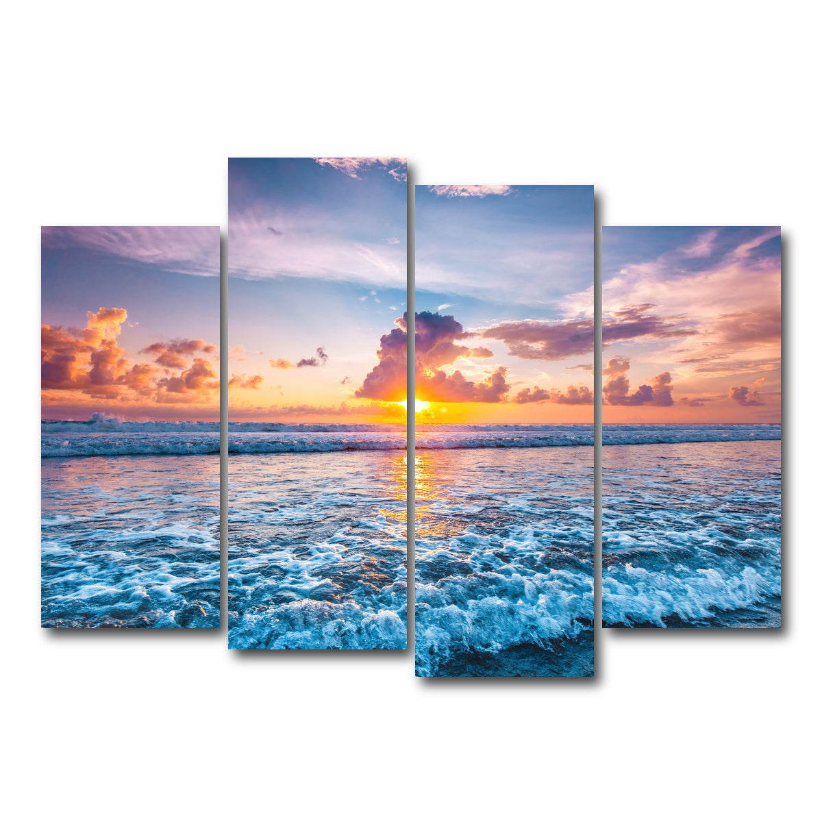 AUTO-MOCKUP WHITE | Where Fire Meets The Sea | 4 Piece | Gallery Wrap Canvas | group=4_normal