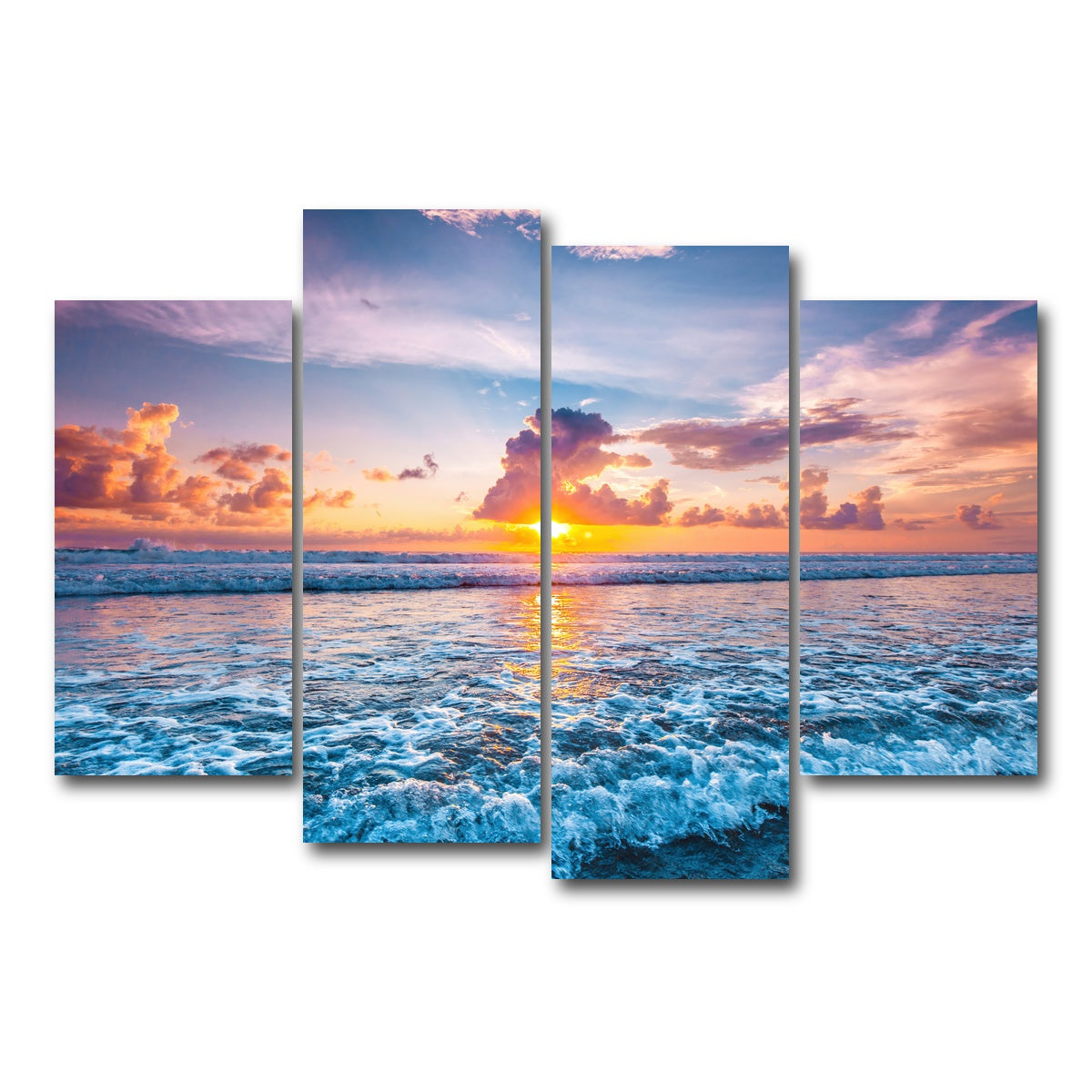 AUTO-MOCKUP WHITE | Where Fire Meets The Sea | 4 Piece | Gallery Wrap Canvas | group=4_short