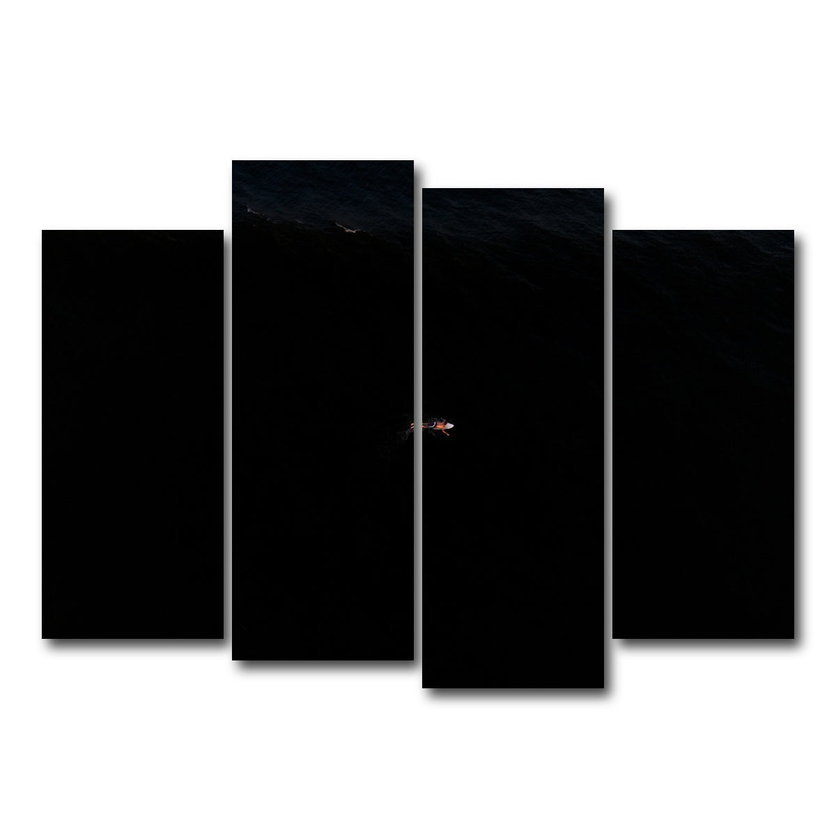 AUTO-MOCKUP WHITE | Where I Begin Again | 4 Piece | Gallery Wrap Canvas | group=4_normal