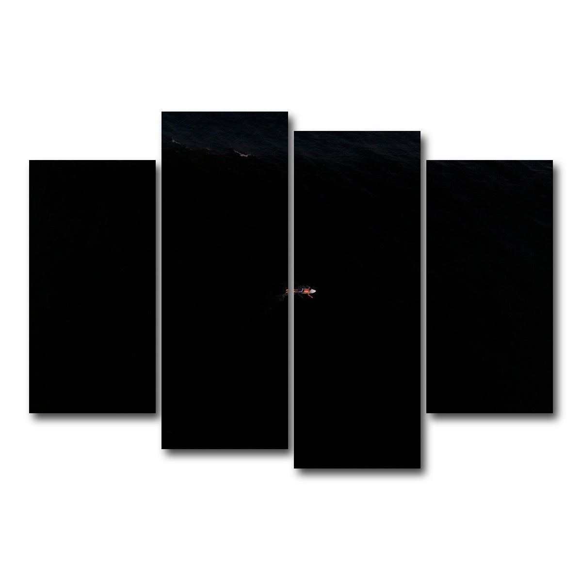 AUTO-MOCKUP WHITE | Where I Begin Again | 4 Piece | Gallery Wrap Canvas | group=4_short