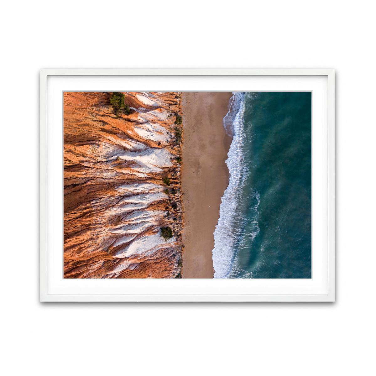 Framed Print 4x3 White