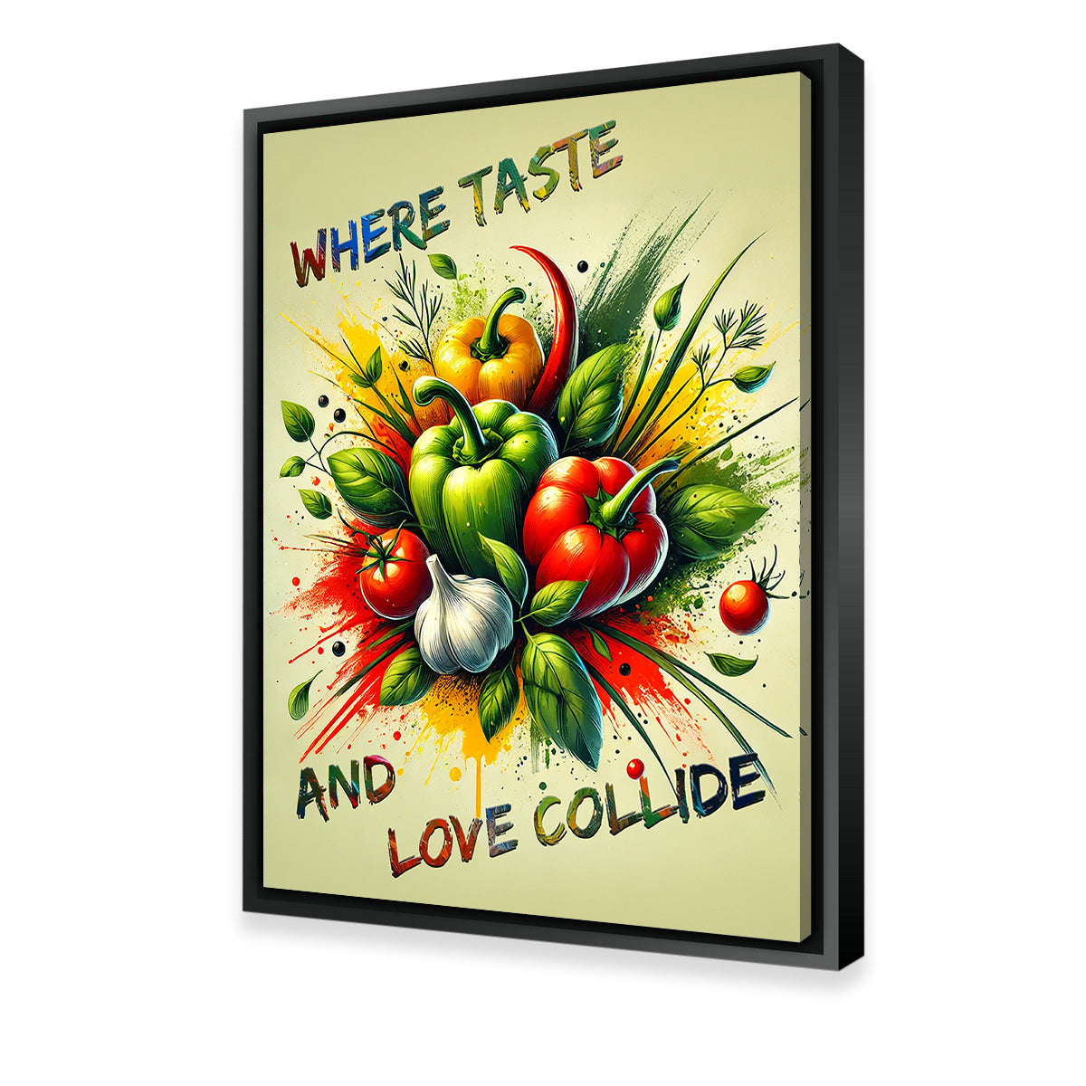 Where Taste and Love Collide Wall Art