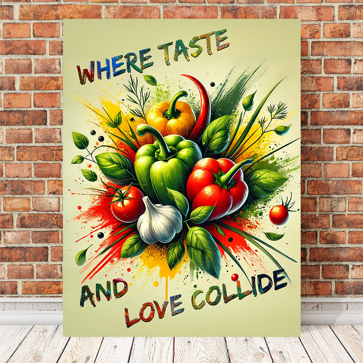 Where Taste and Love Collide Wall Art