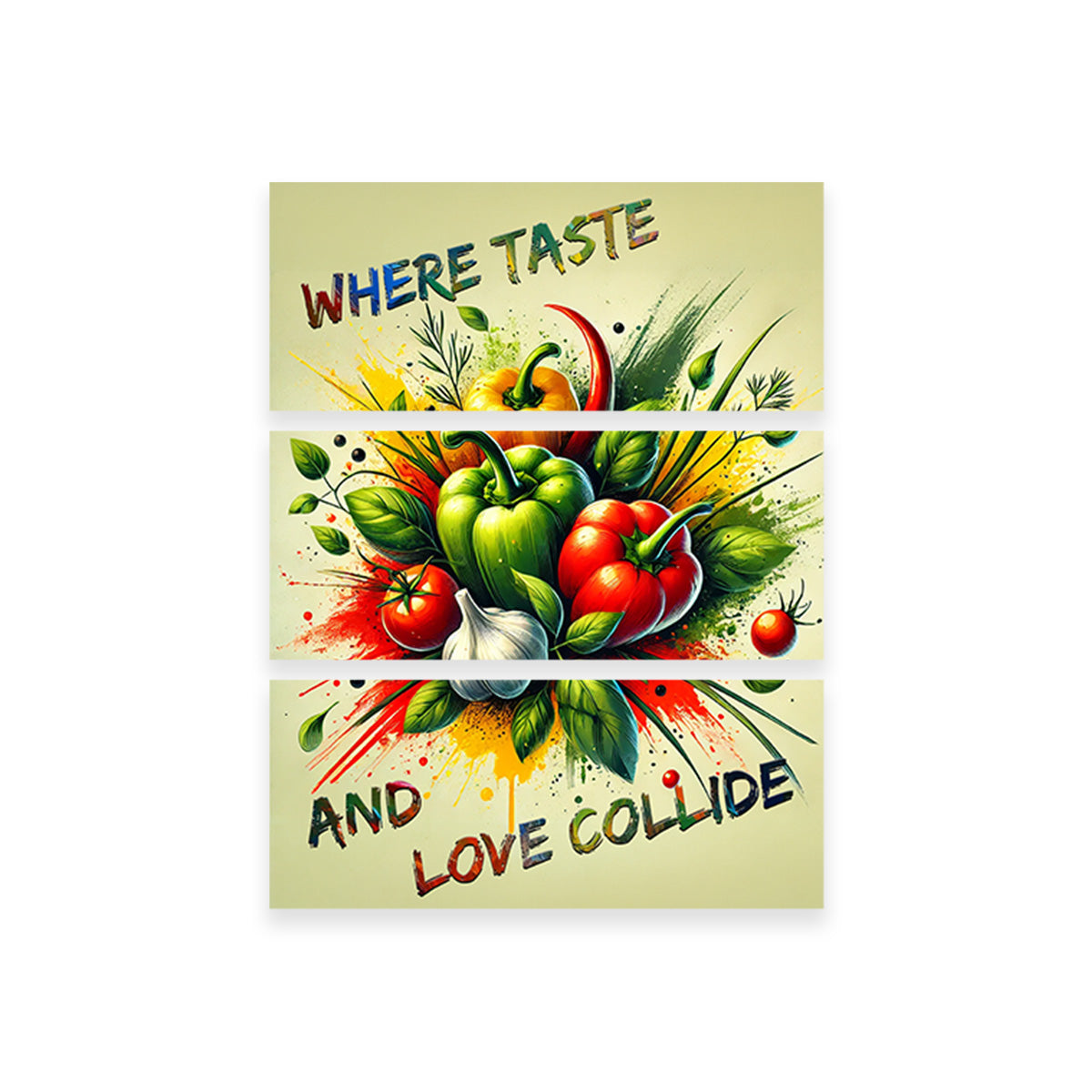Where Taste and Love Collide Wall Art