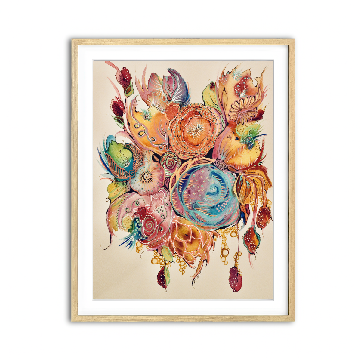 Framed Print 3x4 Natural