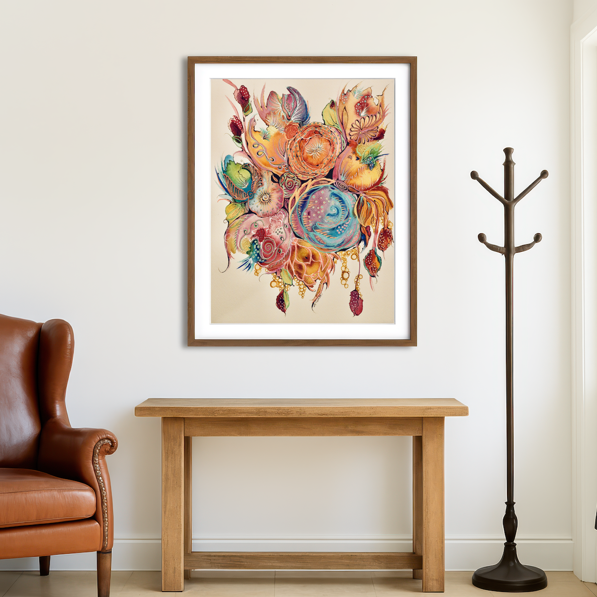 AUTO-MOCKUP ROOM | Whisper Wall Art