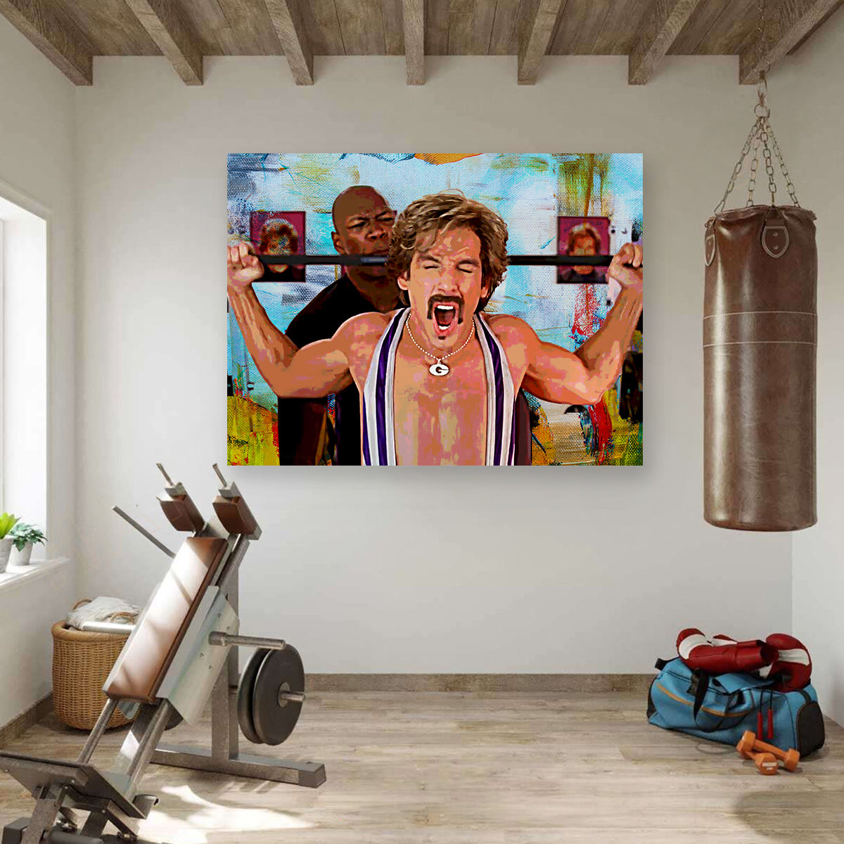 Dodgeball White Goodman Wall Art