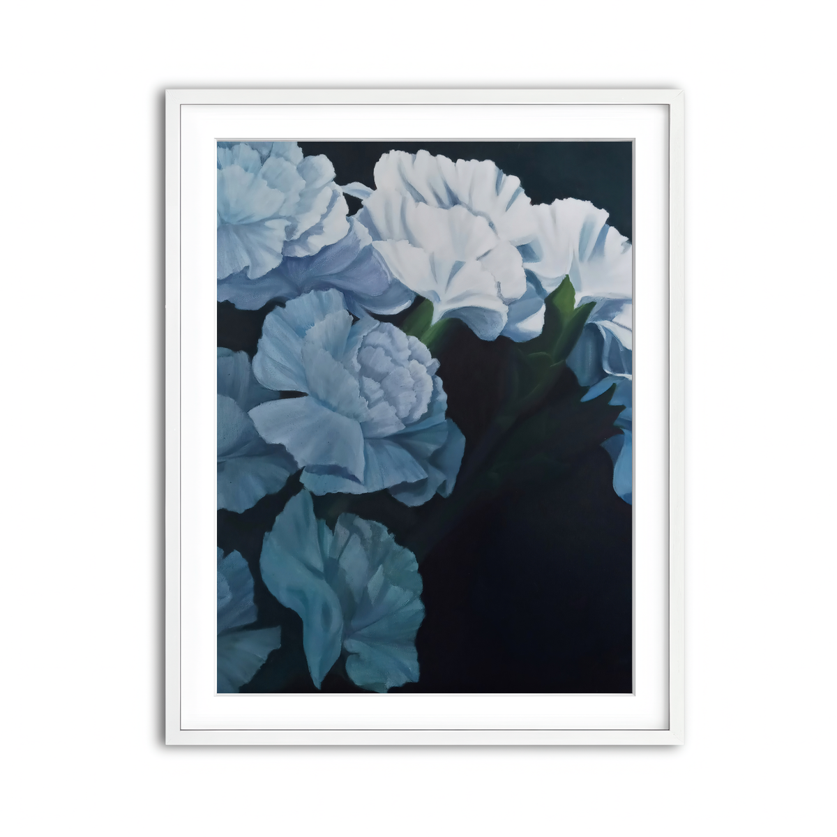 Framed Print 3x4 White