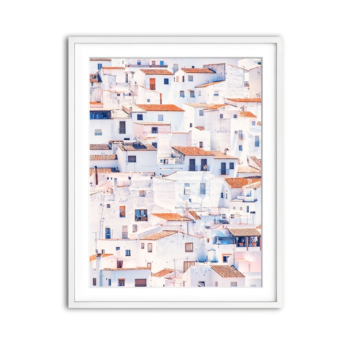 Framed Print 3x4 White