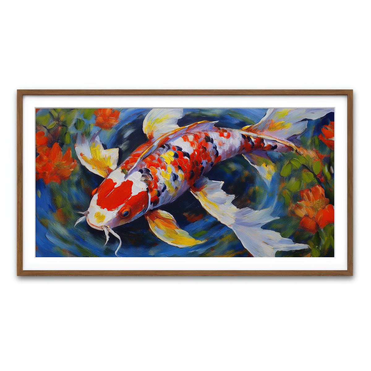 Framed Print 2x1 Walnut