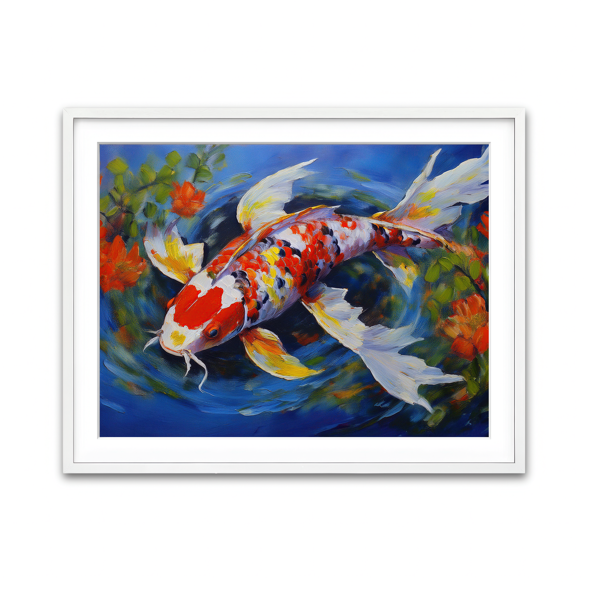 Framed Print 4x3 White