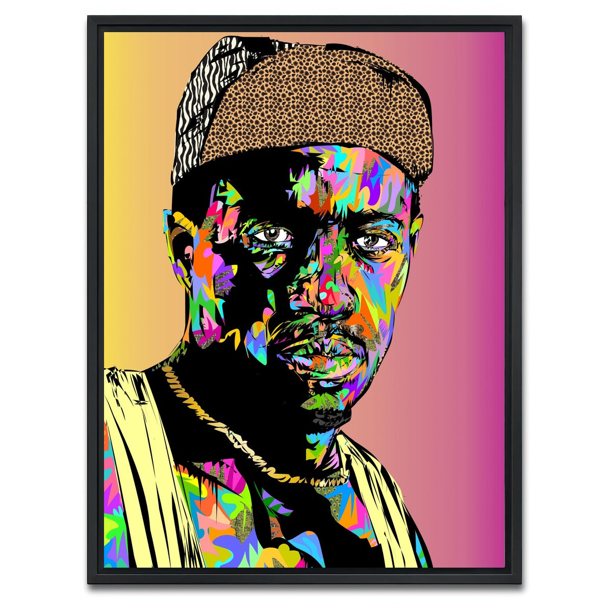 AUTO-MOCKUP WHITE | White Men Can't Jump | 1 Piece | Black Framed Canvas | group=3x4