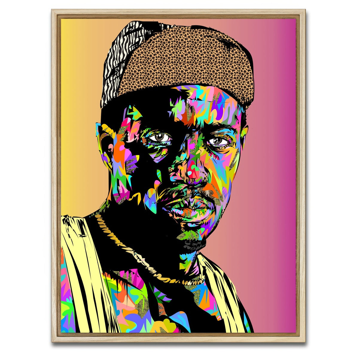 AUTO-MOCKUP WHITE | White Men Can't Jump | 1 Piece | Natural Framed Canvas | group=3x4